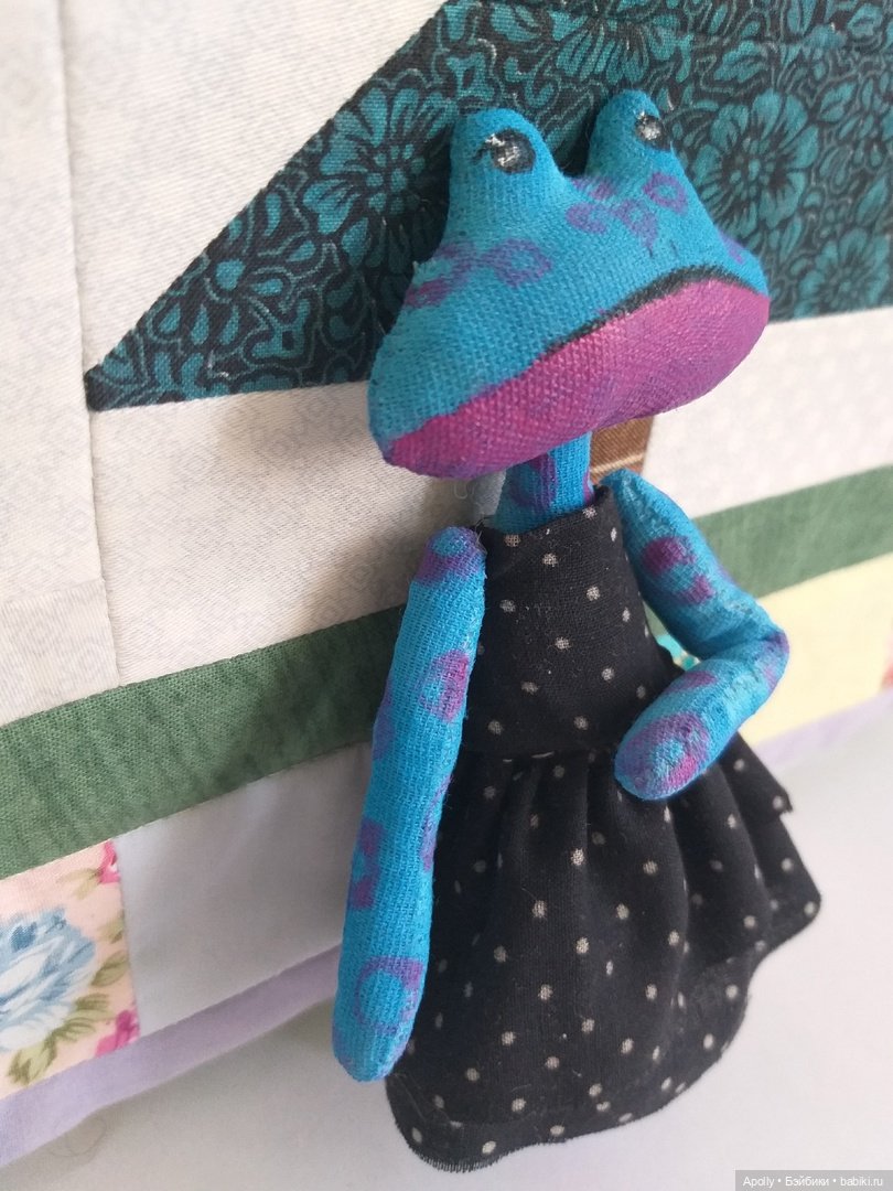 Лягушонок Алисия — Авторские текстильные куклы: Вальдорфские (фото 3)