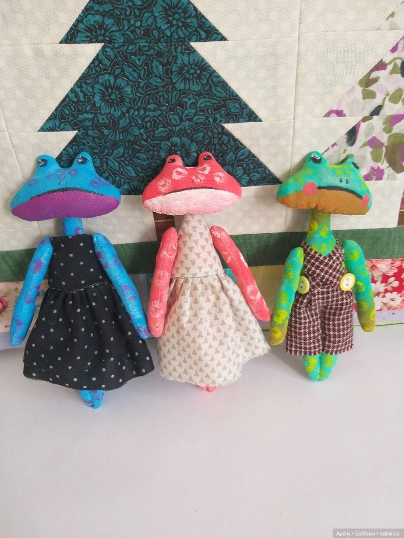 Лягушонок Катерина — Авторские текстильные куклы: Вальдорфские