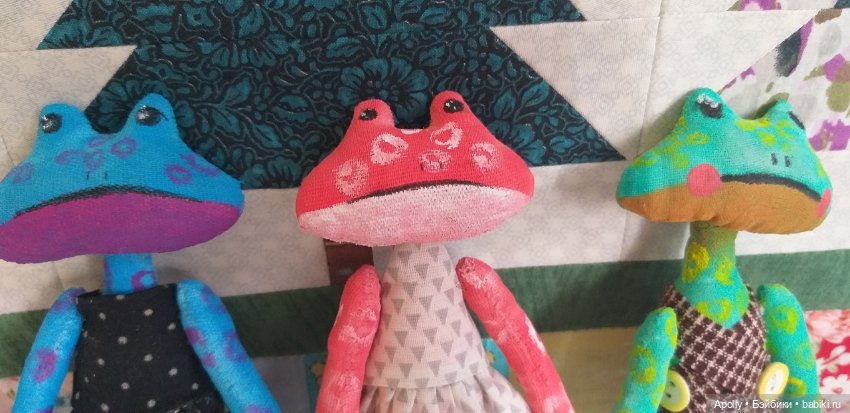 Лягушонок Катерина — Авторские текстильные куклы: Вальдорфские (фото 9)