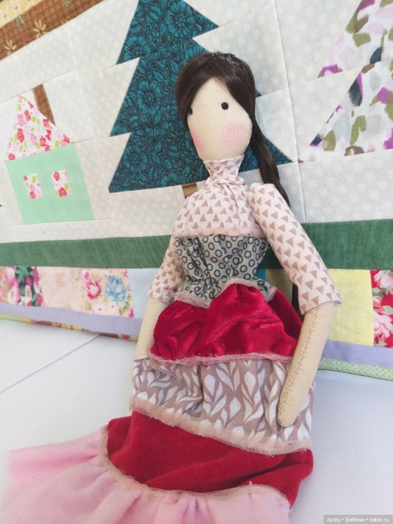Девочка-пирожное — Авторские текстильные куклы: Вальдорфские (фото 8)
