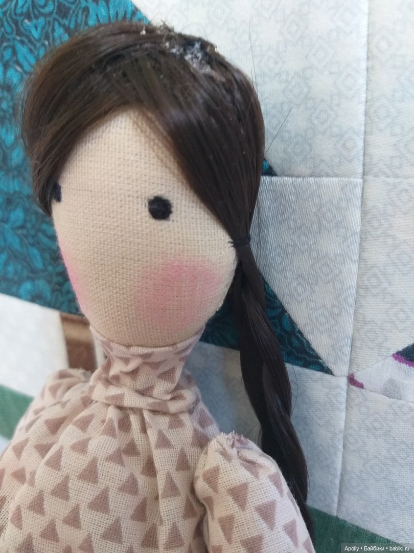 Девочка-пирожное — Авторские текстильные куклы: Вальдорфские (фото 9)