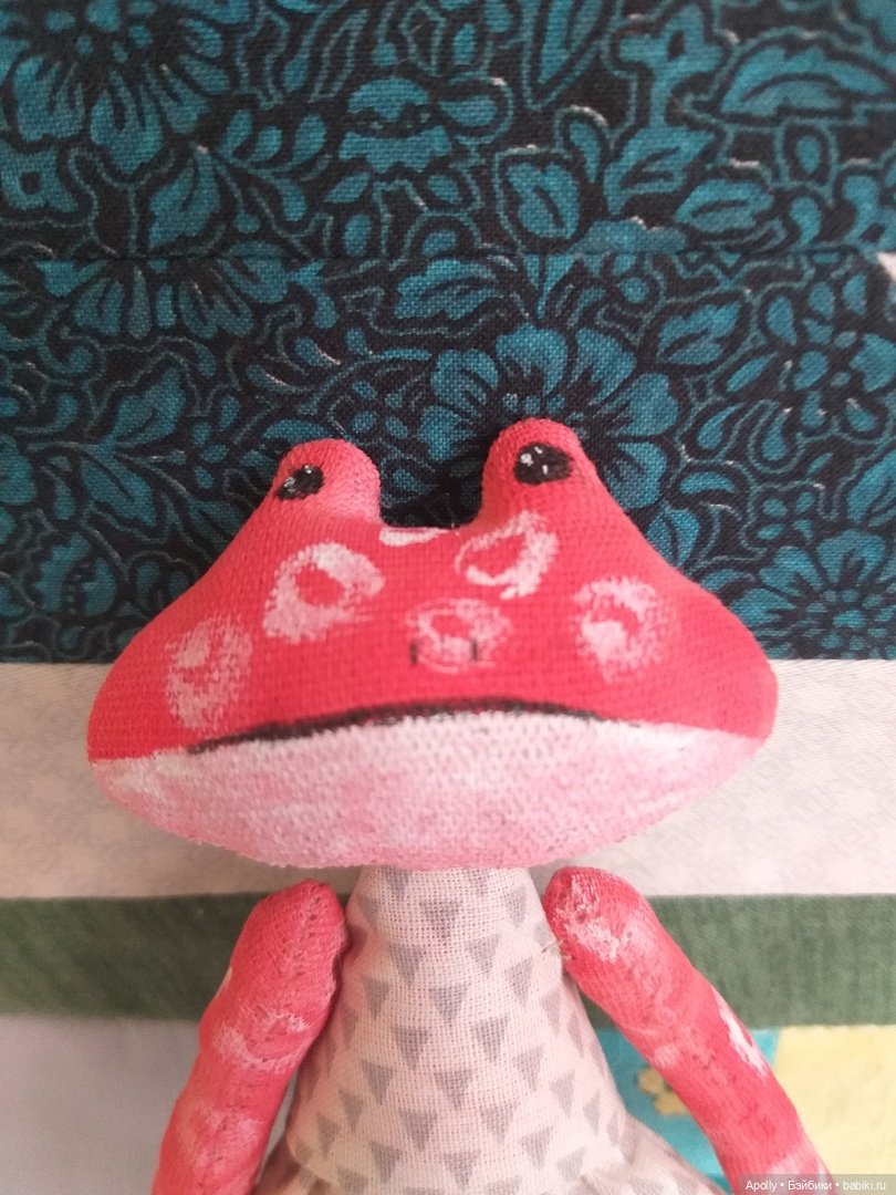 Лягушонок Катерина — Авторские текстильные куклы: Вальдорфские (фото 6)