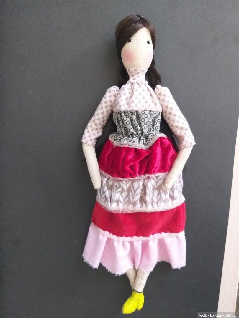 Девочка-пирожное — Авторские текстильные куклы: Вальдорфские