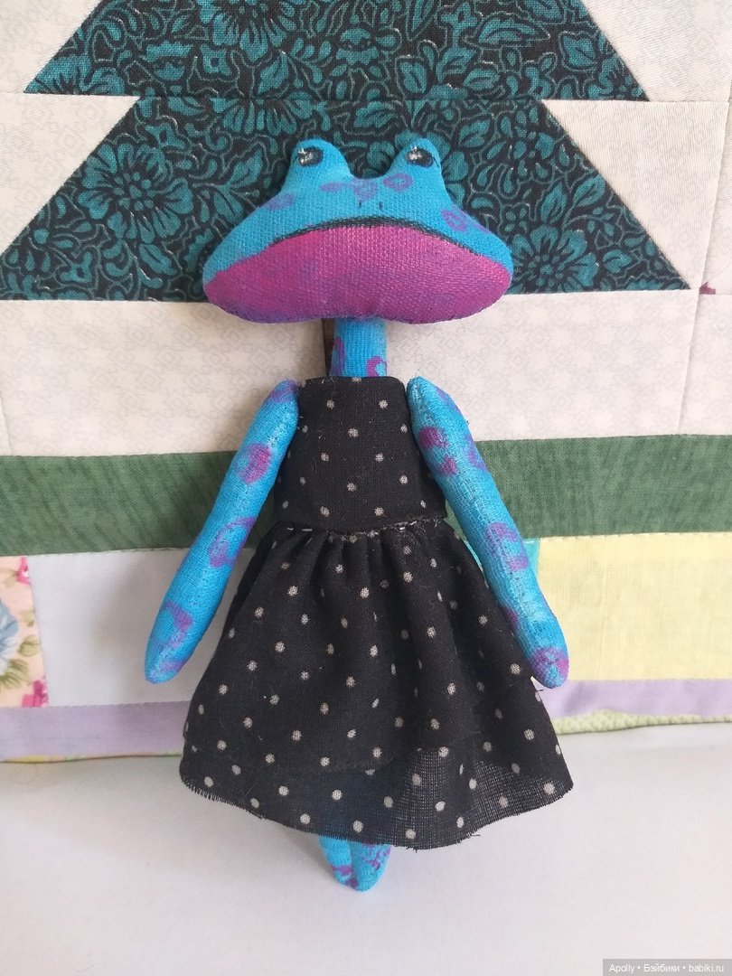 Лягушонок Алисия — Авторские текстильные куклы: Вальдорфские (фото 10)