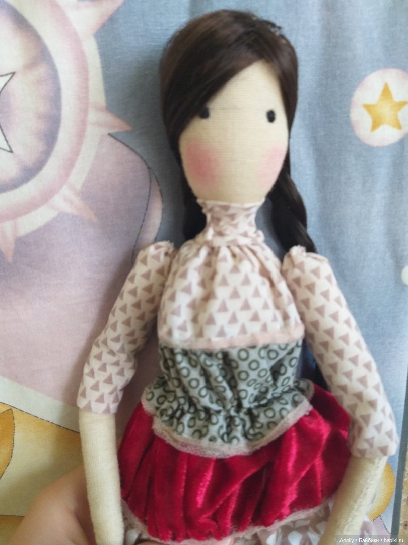 Девочка-пирожное — Авторские текстильные куклы: Вальдорфские (фото 3)