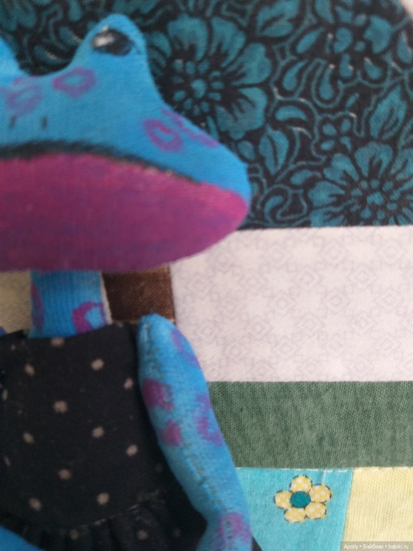 Лягушонок Алисия — Авторские текстильные куклы: Вальдорфские (фото 8)