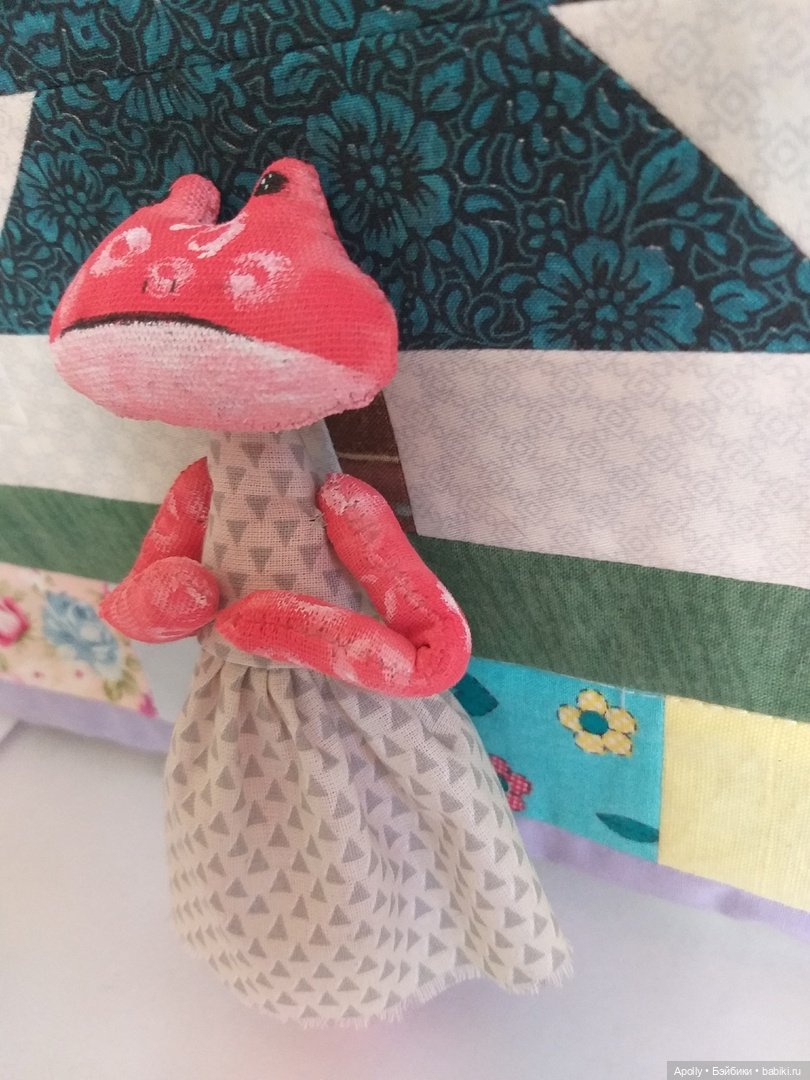 Лягушонок Катерина — Авторские текстильные куклы: Вальдорфские