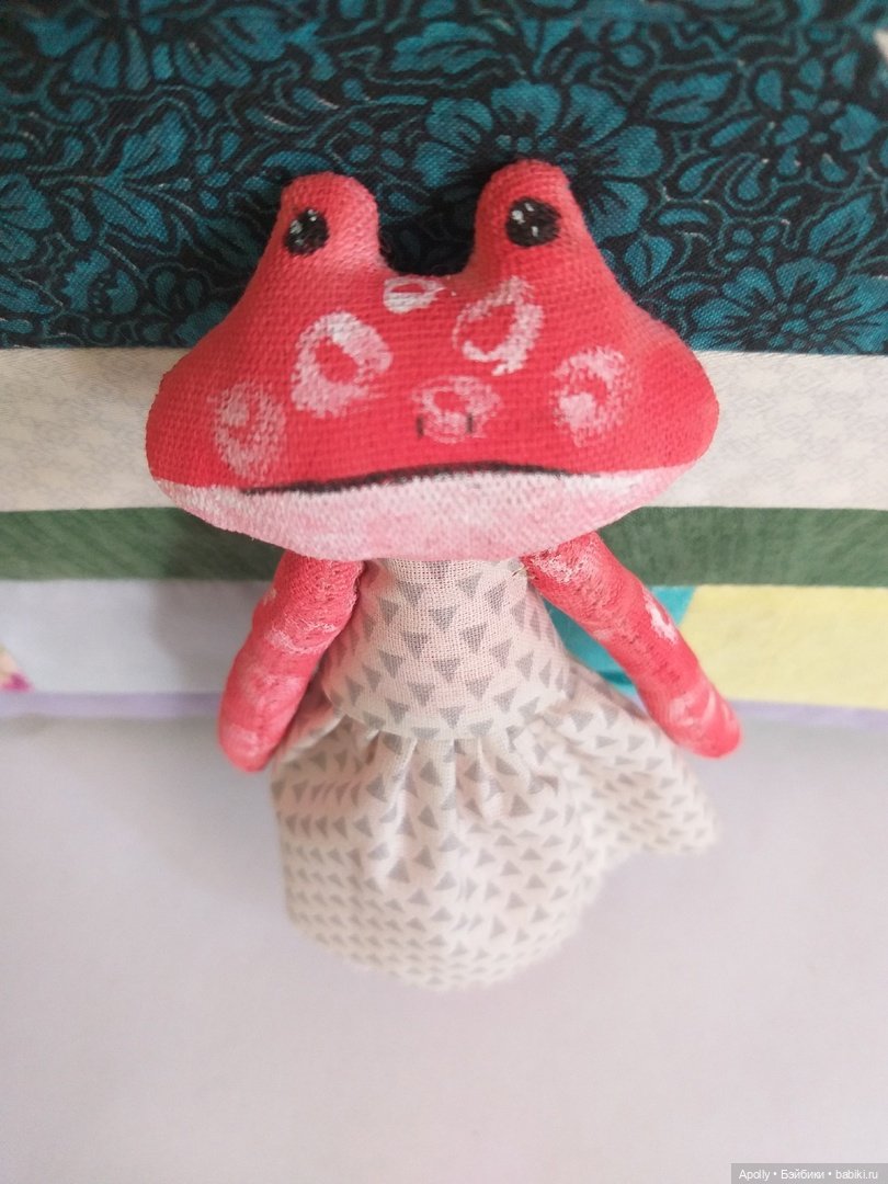 Лягушонок Катерина — Авторские текстильные куклы: Вальдорфские (фото 7)
