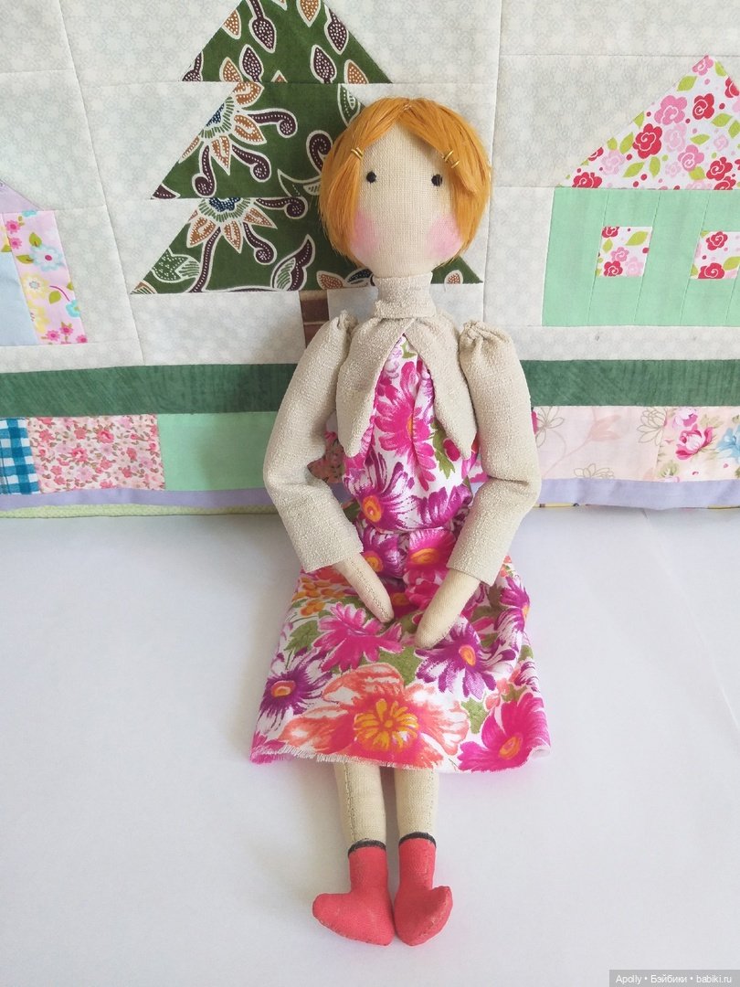 Элиза — Авторские текстильные куклы: Вальдорфские (фото 9)