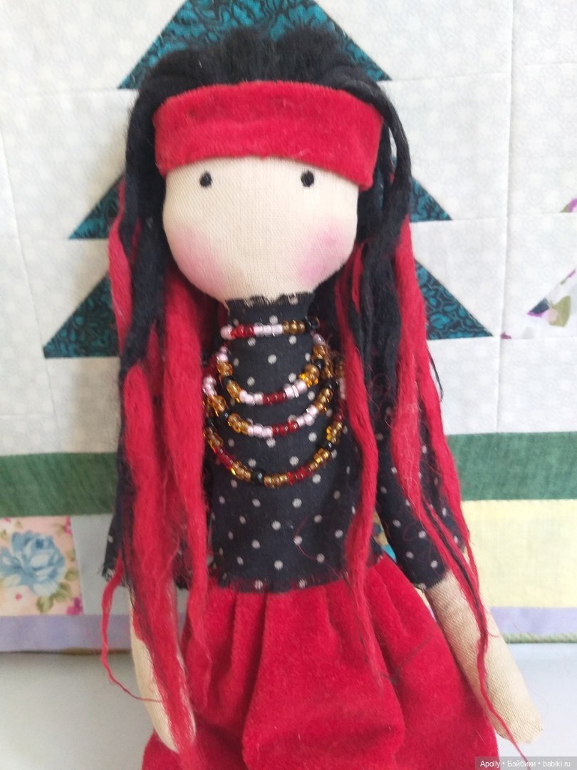 Пиратка Карина — Авторские текстильные куклы: Вальдорфские (фото 8)