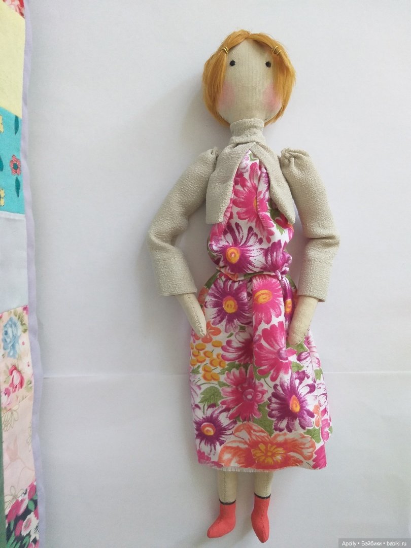 Элиза — Авторские текстильные куклы: Вальдорфские