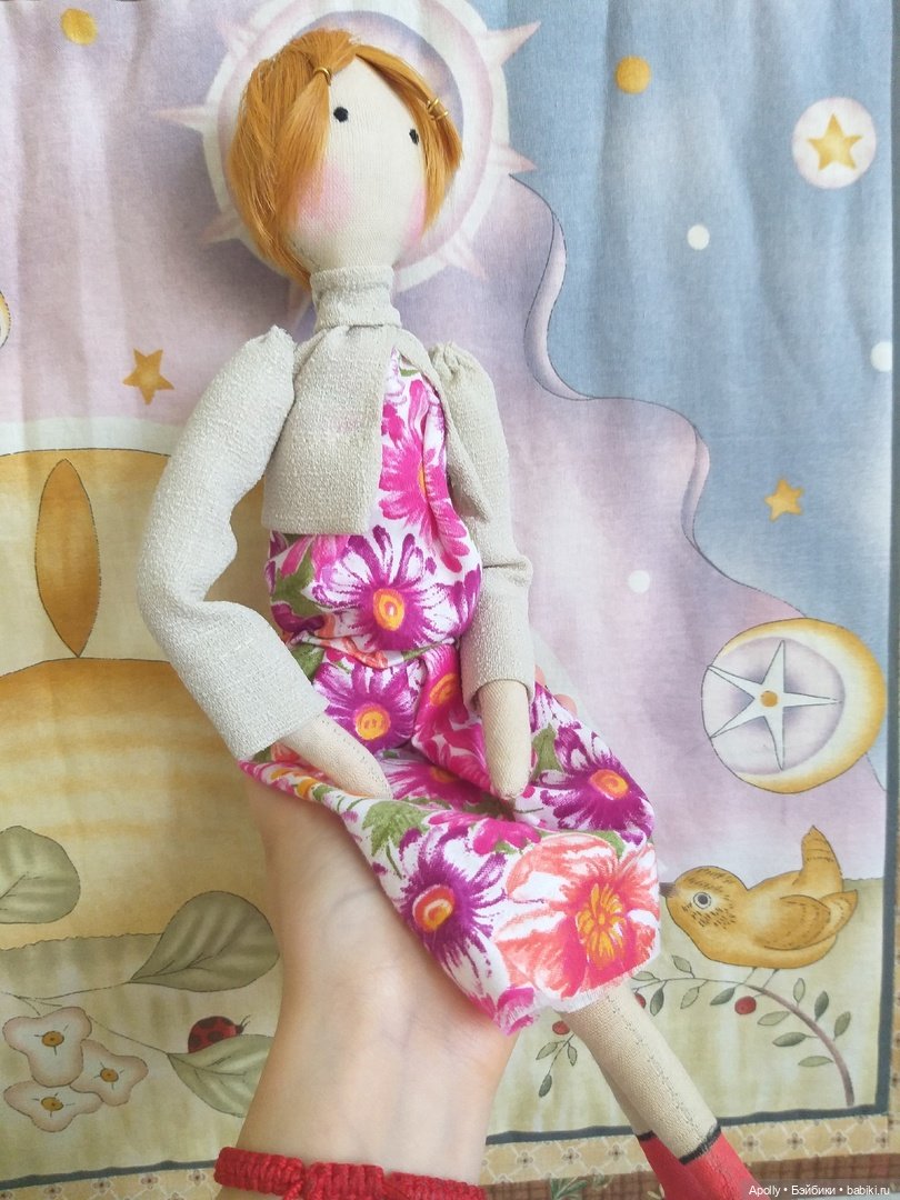 Элиза — Авторские текстильные куклы: Вальдорфские (фото 8)
