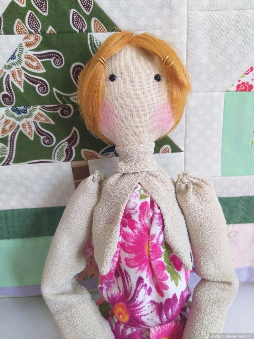 Элиза — Авторские текстильные куклы: Вальдорфские
