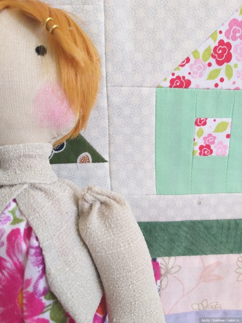 Элиза — Авторские текстильные куклы: Вальдорфские