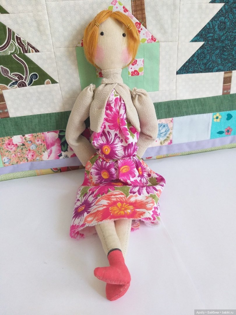 Элиза — Авторские текстильные куклы: Вальдорфские (фото 3)