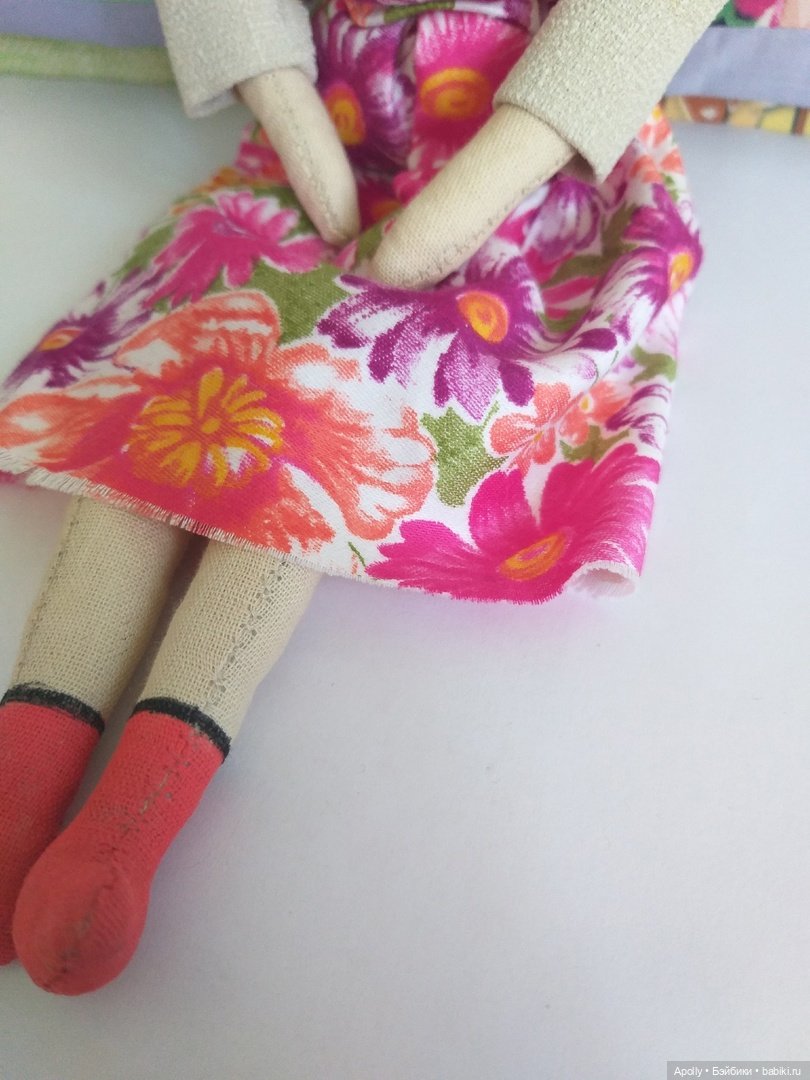 Элиза — Авторские текстильные куклы: Вальдорфские