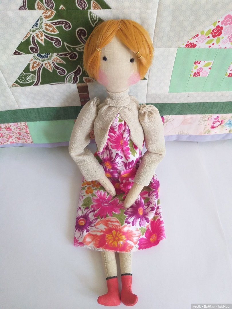 Элиза — Авторские текстильные куклы: Вальдорфские (фото 10)