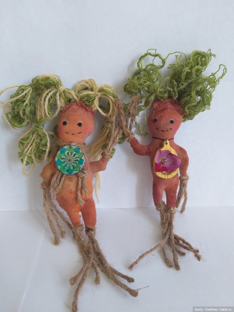 Мандрагора Розочка — Авторские текстильные куклы: Вальдорфские (фото 2)