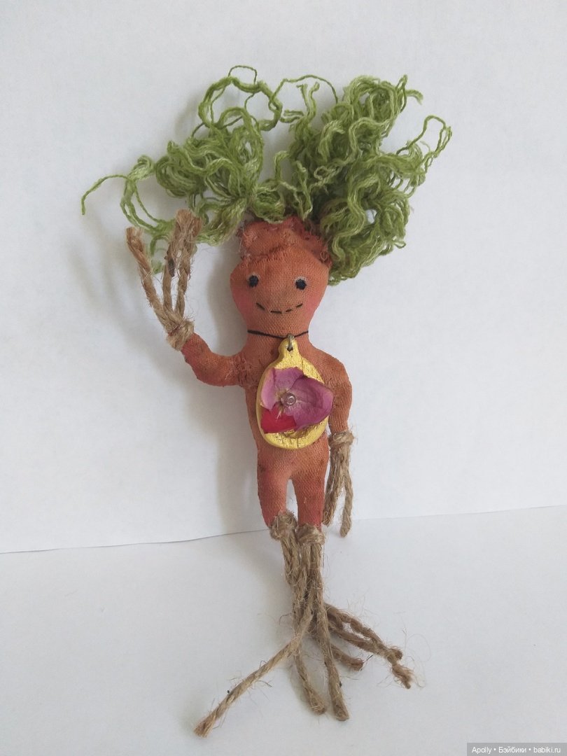 Мандрагора Розочка — Авторские текстильные куклы: Вальдорфские (фото 4)