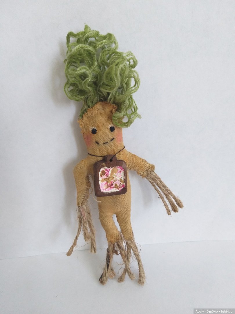 Малышка Мандрагора — Авторские текстильные куклы: Вальдорфские (фото 3)