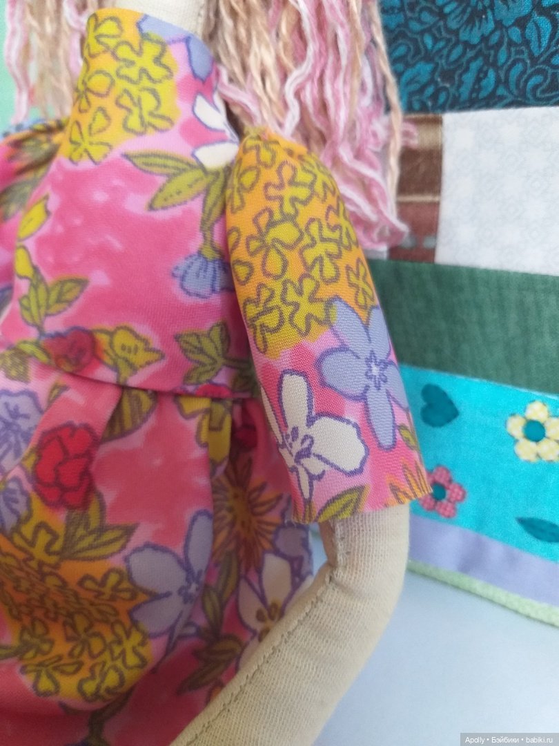 Авторская кукла Триша — Авторские текстильные куклы: Вальдорфские (фото 9)