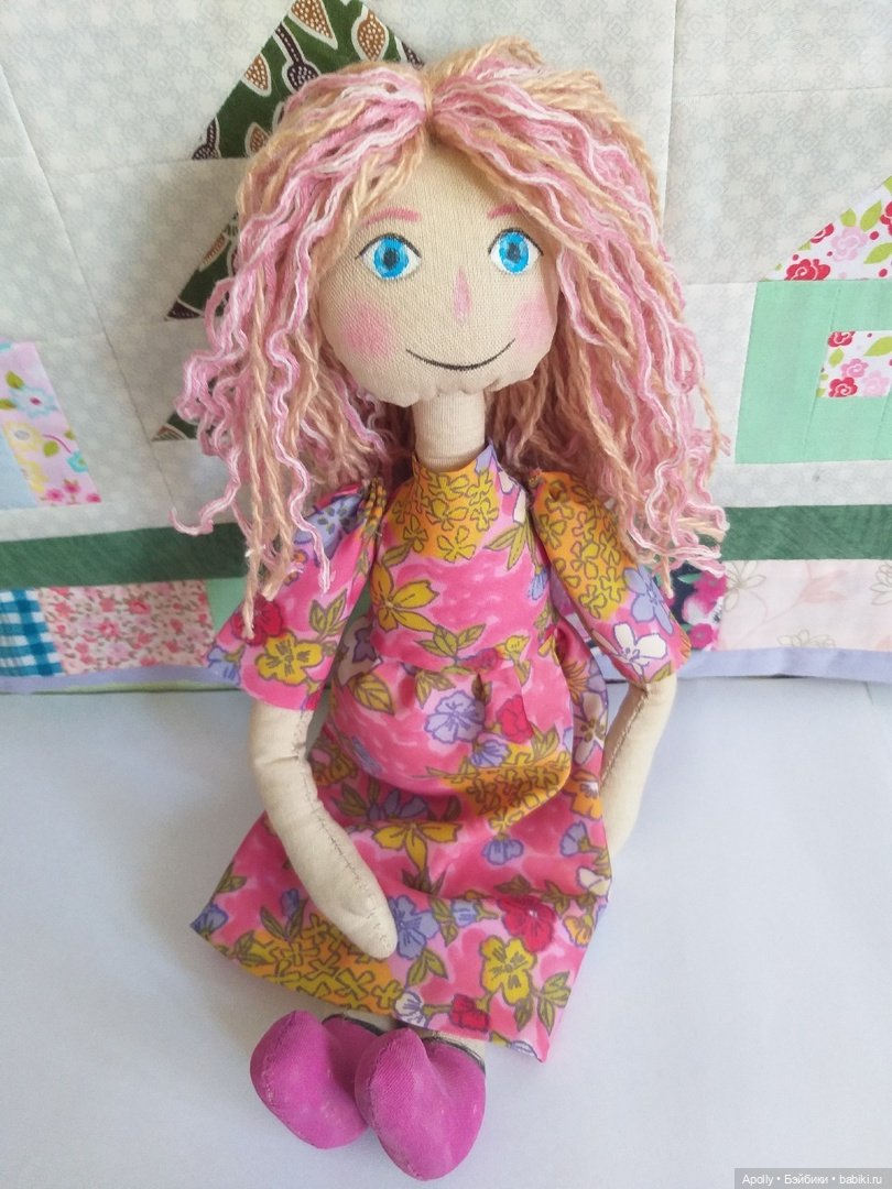 Авторская кукла Триша — Авторские текстильные куклы: Вальдорфские (фото 2)