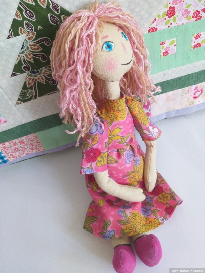 Авторская кукла Триша — Авторские текстильные куклы: Вальдорфские (фото 4)