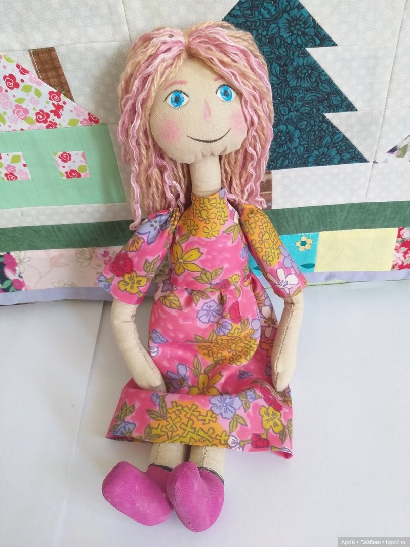 Авторская кукла Триша — Авторские текстильные куклы: Вальдорфские (фото 10)