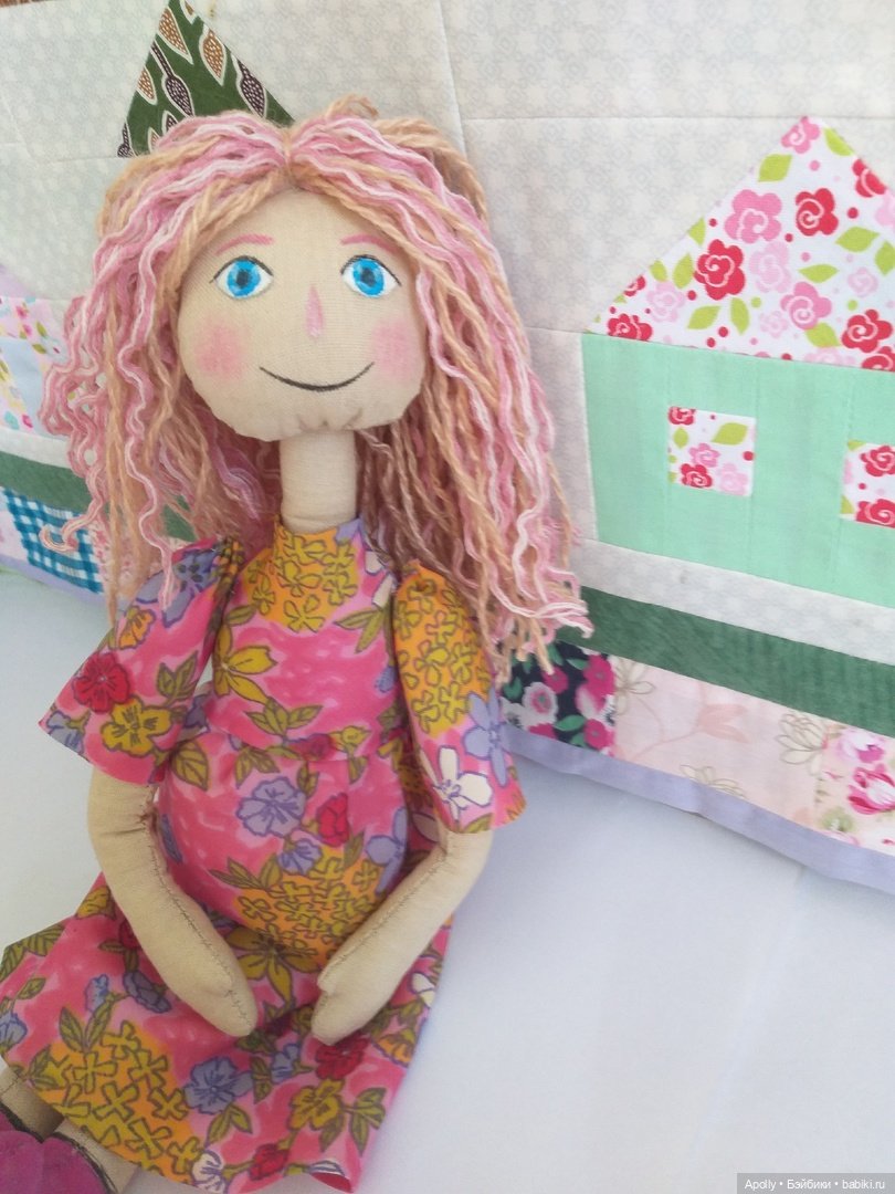 Авторская кукла Триша — Авторские текстильные куклы: Вальдорфские (фото 3)