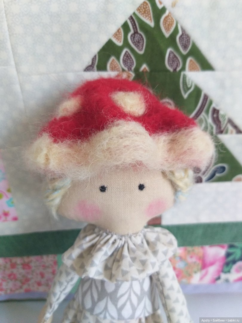 Мухоморчик — Авторские текстильные куклы: Вальдорфские