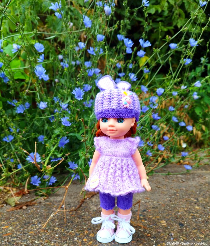 Цикорий голубой расцвел — Российские куклы Весна (фото 9)