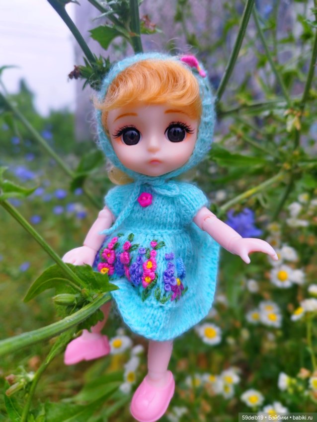 Цикорий голубой расцвел — Российские куклы Весна (фото 7)