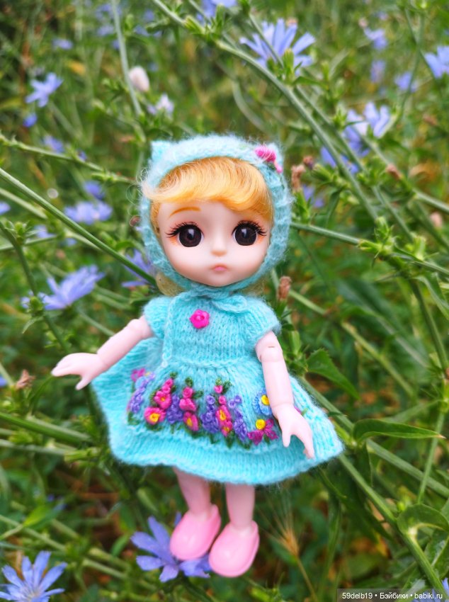 Цикорий голубой расцвел — Российские куклы Весна (фото 3)
