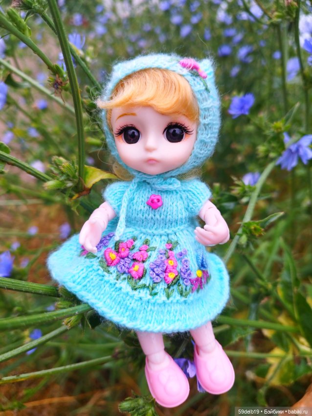 Цикорий голубой расцвел — Российские куклы Весна