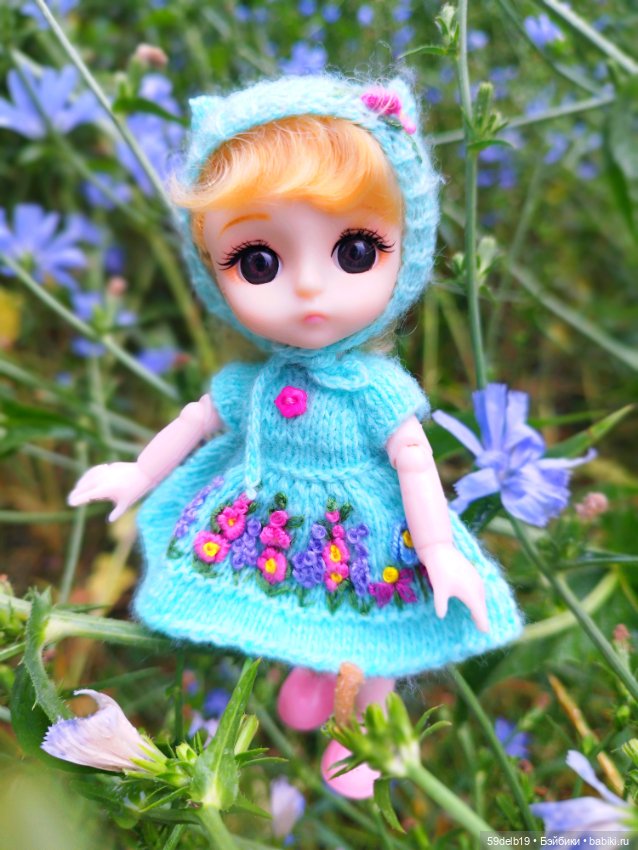 Цикорий голубой расцвел — Российские куклы Весна (фото 2)