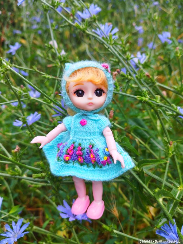 Цикорий голубой расцвел — Российские куклы Весна (фото 5)