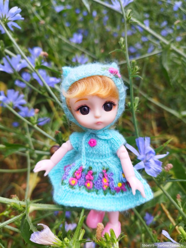 Цикорий голубой расцвел — Российские куклы Весна (фото 4)