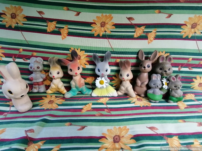 Семья зайцев — Коллекции винтажных кукол и игрушек: СССР