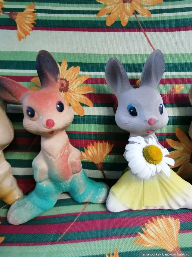 Семья зайцев — Коллекции винтажных кукол и игрушек: СССР