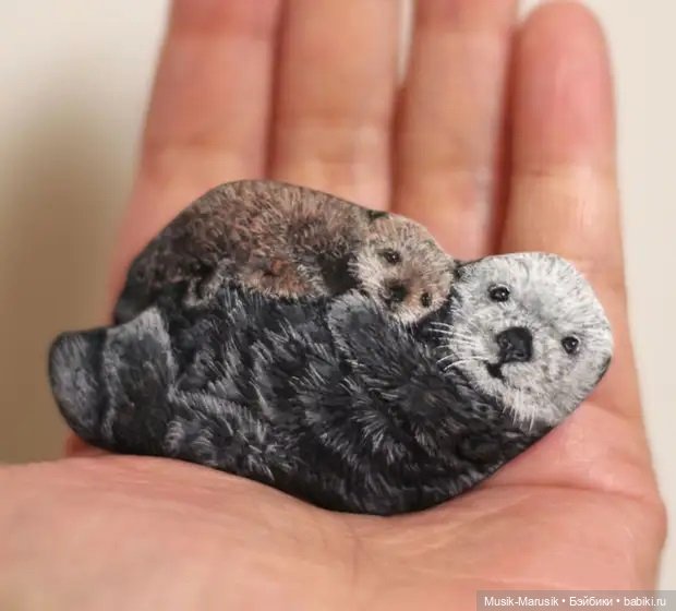 Аки Наката — художница, которая оживляет камни