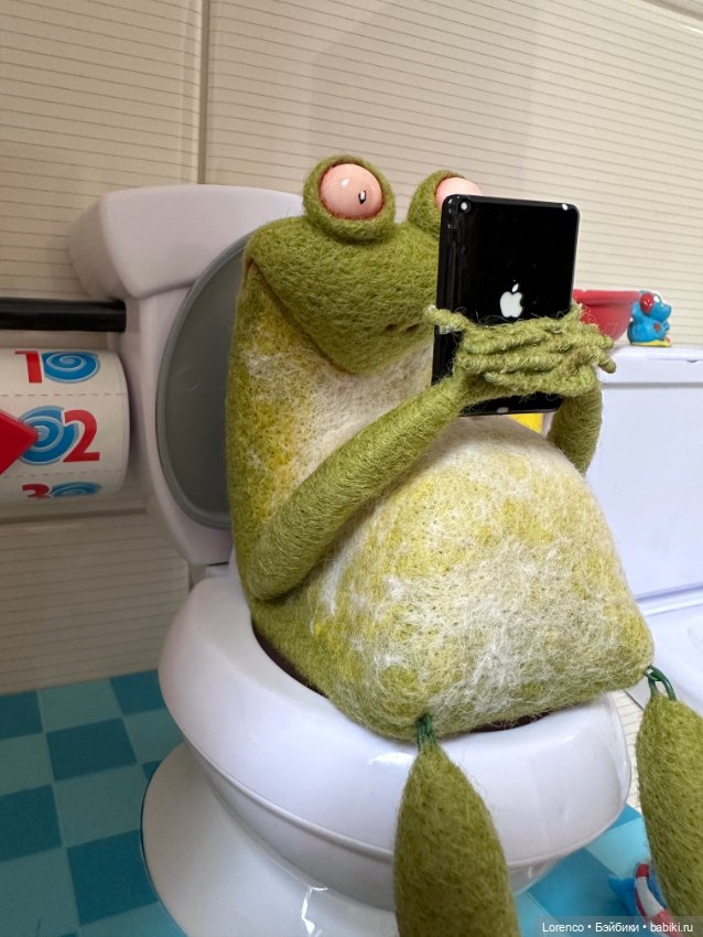 Такие разные лягухи — Авторские игрушки из разных материалов: синельная проволока (фото 4)