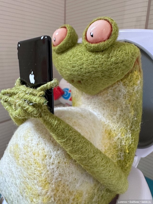 Такие разные лягухи — Авторские игрушки из разных материалов: синельная проволока (фото 3)