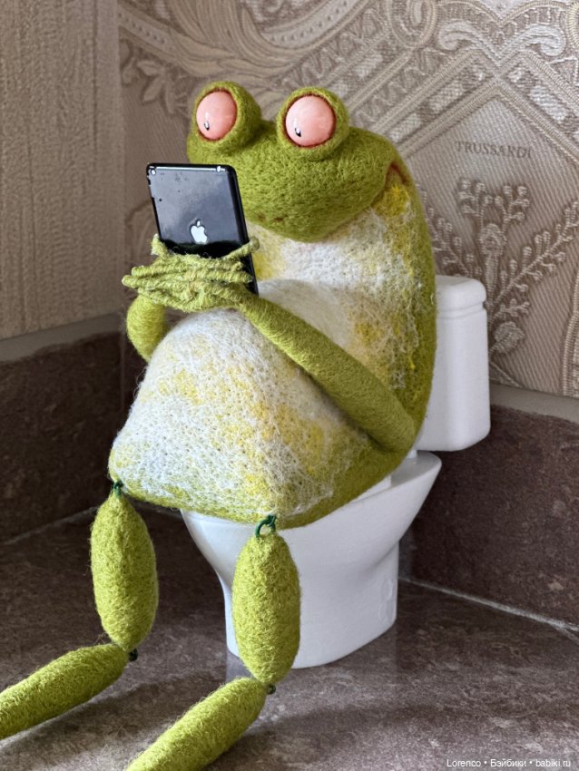 Такие разные лягухи — Авторские игрушки из разных материалов: синельная проволока (фото 2)