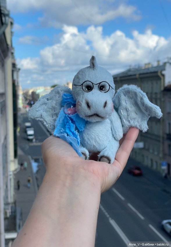 Тедди дракончик Дракоша — Авторские мишки Тедди и друзья: фото