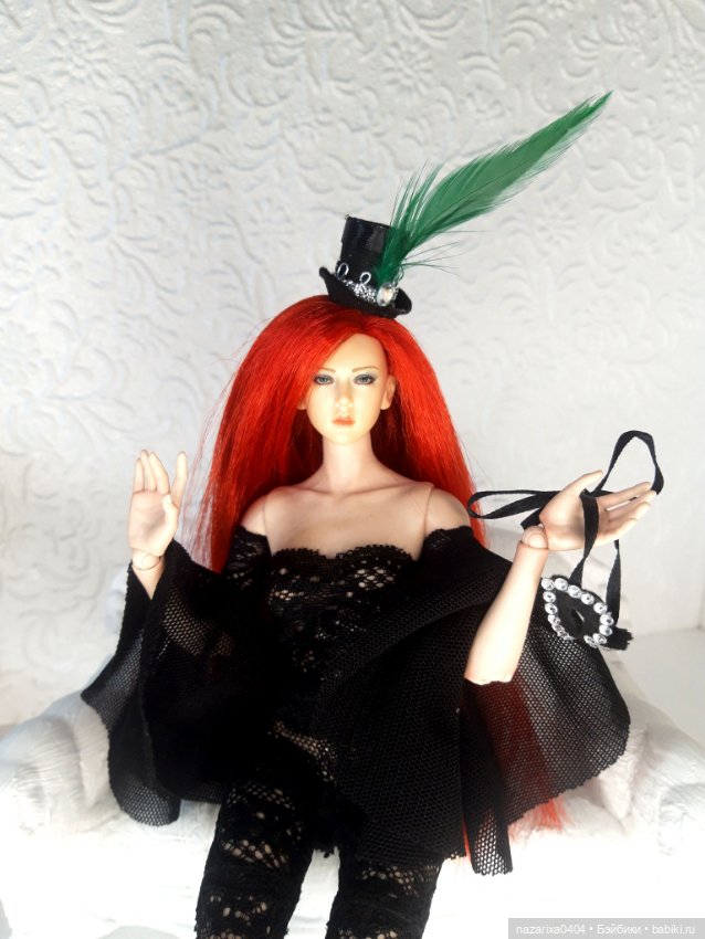 Цилиндрик и масочка — Авторские украшения и аксессуары для кукол: фото