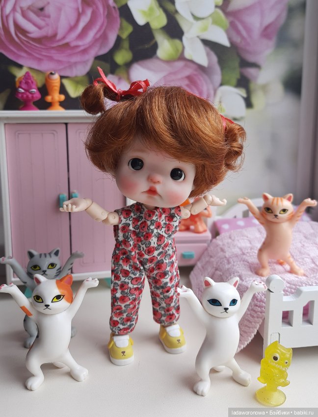На зарядку становись — Домашние фото авторских кукол: личные коллекции