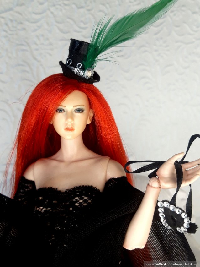 Цилиндрик и масочка — Авторские украшения и аксессуары для кукол: фото