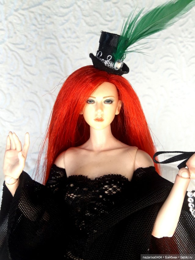 Цилиндрик и масочка — Авторские украшения и аксессуары для кукол: фото