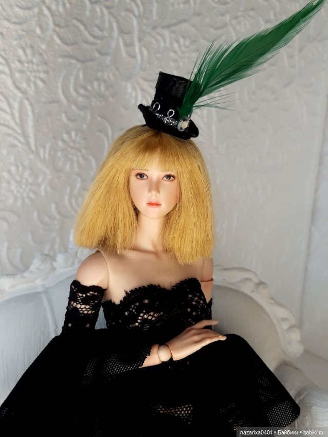 Цилиндрик и масочка — Авторские украшения и аксессуары для кукол: фото (фото 6)