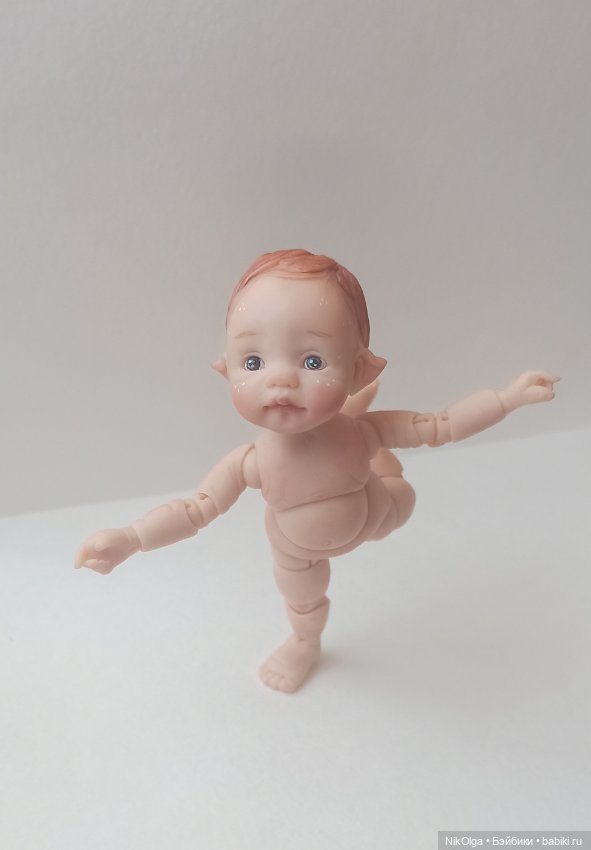 Процессы, собираю эльфа — Авторские шарнирные куклы своими руками: лепка